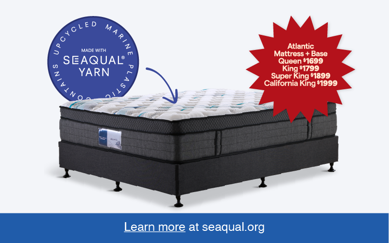 Atlantic mattress and base.